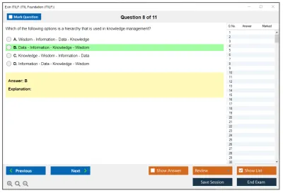 Exin ITILF ITIL Foundation (ITILF) Practice test exam simulator test engine exam Prep practice test questions answers Image 8