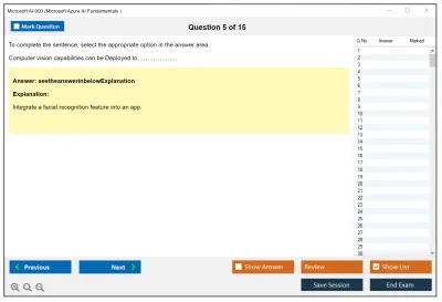 Microsoft AI-900 Microsoft Azure AI Fundamentals Practice test exam simulator test engine exam Prep practice test questions answers Image 5