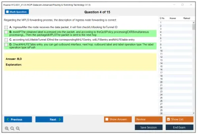 Huawei H12-831_V1-0 HCIP-Datacom-Advanced Routing & Switching Technology V1.0 Practice test exam simulator test engine exam Prep practice test questions answers Image 4