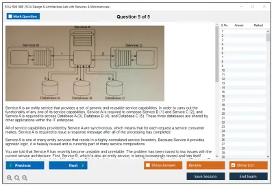 SOA S90.08B SOA Design & Architecture Lab with Services & Microservices Practice test exam simulator test engine exam Prep practice test questions answers Image 5