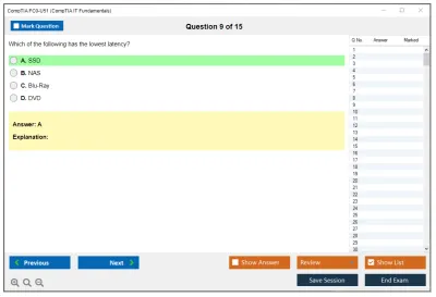 CompTIA FC0-U51 CompTIA IT Fundamentals Practice test exam simulator test engine exam Prep practice test questions answers Image 9
