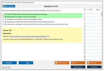 IBM C1000-004 IBM Cúram SPM V7.X Application Developer Practice test exam simulator test engine exam Prep practice test questions answers Image 3