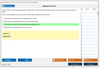 Salesforce Heroku-Architect Salesforce Certified Heroku Architect Practice test exam simulator test engine exam Prep practice test questions answers Image 6