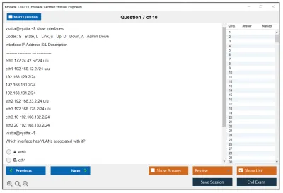 Brocade 170-010 Brocade Certified vRouter Engineer Practice test exam simulator test engine exam Prep practice test questions answers Image 7
