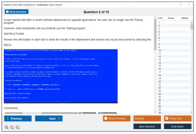 CompTIA 220-1102 CompTIA A+ Certification Core 2 Exam Practice test exam simulator test engine exam Prep practice test questions answers Image 2