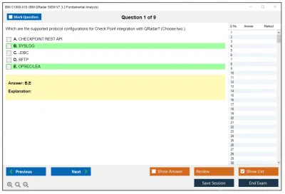 IBM C1000-018 IBM QRadar SIEM V7.3.2 Fundamental Analysis Practice test exam simulator test engine exam Prep practice test questions answers Image 1