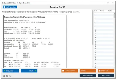 Six Sigma LSSGB Lean Six Sigma Green Belt Practice test exam simulator test engine exam Prep practice test questions answers Image 5