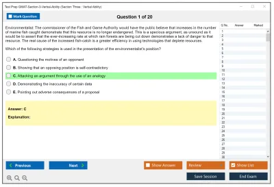 Test Prep GMAT-Section-3-Verbal-Ability Section Three : Verbal Ability Practice test exam simulator test engine exam Prep practice test questions answers Image 1