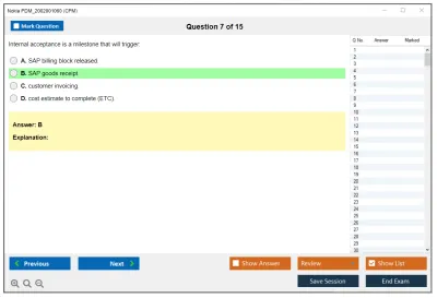 Nokia PDM_2002001060 CPM Practice test exam simulator test engine exam Prep practice test questions answers Image 7