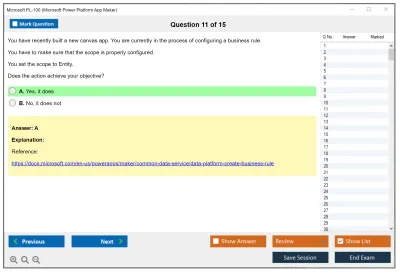 Microsoft PL-100 Microsoft Power Platform App Maker Practice test exam simulator test engine exam Prep practice test questions answers Image 11