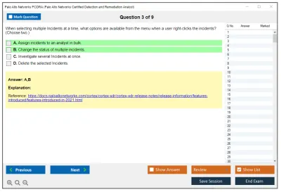 Palo Alto Networks PCDRA Palo Alto Networks Certified Detection and Remediation Analyst Practice test exam simulator test engine exam Prep practice test questions answers Image 3