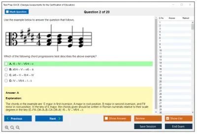 Test Prep GACE Georgia Assessments for the Certification of Educators Practice test exam simulator test engine exam Prep practice test questions answers Image 2