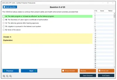 ASIS ASIS-CPP ASIS - Certified Protection Professional (CPP) Exam Practice test exam simulator test engine exam Prep practice test questions answers Image 9
