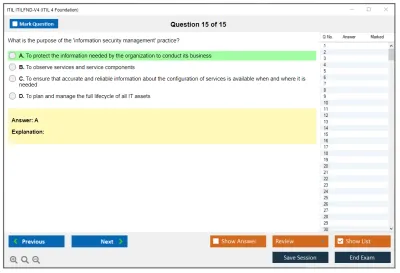 ITIL ITILFND-V4 ITIL 4 Foundation Practice test exam simulator test engine exam Prep practice test questions answers Image 15