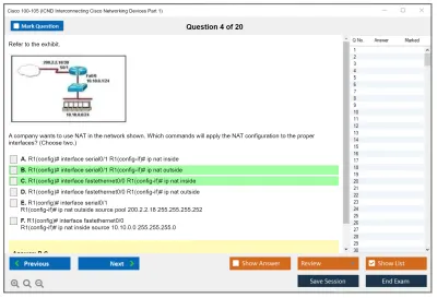 Cisco 100-105 ICND Interconnecting Cisco Networking Devices Part 1 Practice test exam simulator test engine exam Prep practice test questions answers Image 4