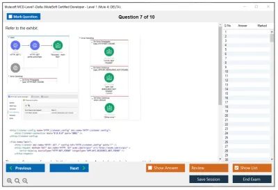 Mulesoft MCD-Level1-Delta MuleSoft Certified Developer - Level 1 (Mule 4) DELTA Practice test exam simulator test engine exam Prep practice test questions answers Image 7