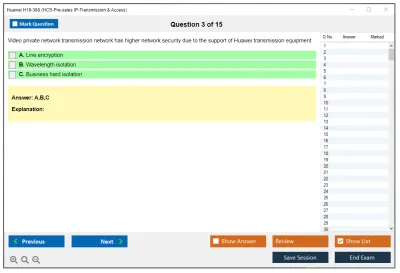 Huawei H19-368 HCS-Pre-sales IP-Transmission &amp; Access Practice test exam simulator test engine exam Prep practice test questions answers Image 3