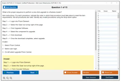 Nutanix NCP-MCI-5.15 Nutanix Certified Professional - Multi cloud Infrastructure (NCP-MCI 5.15) Practice test exam simulator test engine exam Prep practice test questions answers Image 1
