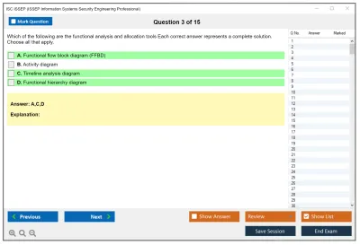 ISC2 ISSEP ISSEP Information Systems Security Engineering Professional Practice test exam simulator test engine exam Prep practice test questions answers Image 3