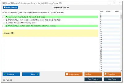 ACE Fitness ACE-Personal-Trainer ACE Personal Trainer Certification Exam Practice test exam simulator test engine exam Prep practice test questions answers Image 3