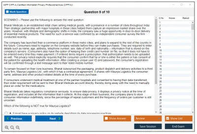 IAPP CIPP-A Certified Information Privacy Professional/Asia (CIPP/A) Practice test exam simulator test engine exam Prep practice test questions answers Image 9