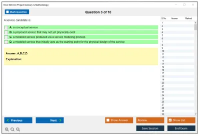 SOA S90.04 Project Delivery & Methodology Practice test exam simulator test engine exam Prep practice test questions answers Image 3