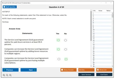 Microsoft AZ-900 Microsoft Azure Fundamentals Practice test exam simulator test engine exam Prep practice test questions answers Image 4