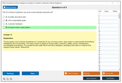 APMG-International Artificial-Intelligence-Foundation Foundation Certification Artificial Intelligence Practice test exam simulator test engine exam Prep practice test questions answers Image 4