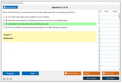 IQN QIA Qualified Internal Auditor Practice test exam simulator test engine exam Prep practice test questions answers Image 2