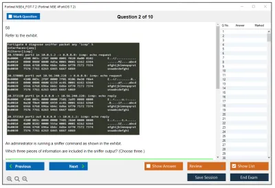 Fortinet NSE4_FGT-7.2 Fortinet NSE 4 - FortiOS 7.2 Practice test exam simulator test engine exam Prep practice test questions answers Image 2