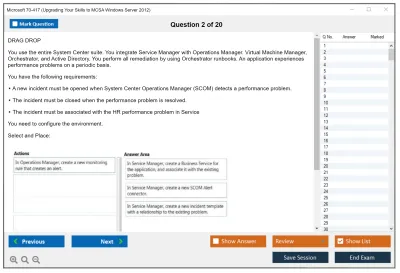Microsoft 70-417 Upgrading Your Skills to MCSA Windows Server 2012 Practice test exam simulator test engine exam Prep practice test questions answers Image 2