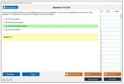 GAQM CEH-001 Certified Ethical Hacker (CEH) Practice test exam simulator test engine exam Prep practice test questions answers Image 14