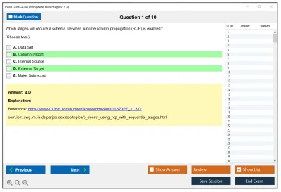 IBM C2090-424 InfoSphere DataStage v11.3 Practice test exam simulator test engine exam Prep practice test questions answers Image 1