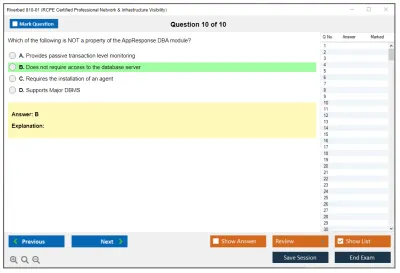 Riverbed 810-01 RCPE Certified Professional Network & Infrastructure Visibility Practice test exam simulator test engine exam Prep practice test questions answers Image 10