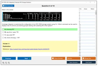 HP HPE0-J50 Integrating Protected HPE Storage Solutions Practice test exam simulator test engine exam Prep practice test questions answers Image 9
