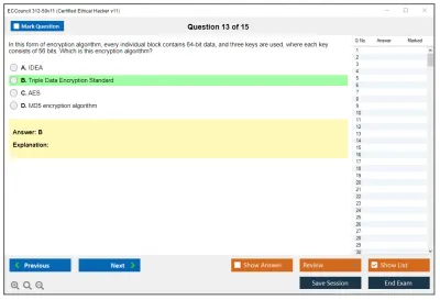 ECCouncil 312-50v11 Certified Ethical Hacker Exam (CEH v11) Practice test exam simulator test engine exam Prep practice test questions answers Image 13