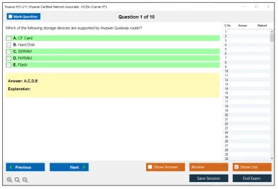 Huawei H31-211 Huawei Certified Network Associate - HCDA (Carrier IP) Practice test exam simulator test engine exam Prep practice test questions answers Image 1
