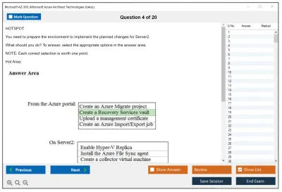 Microsoft AZ-303 Microsoft Azure Architect Technologies  Practice test exam simulator test engine exam Prep practice test questions answers Image 4