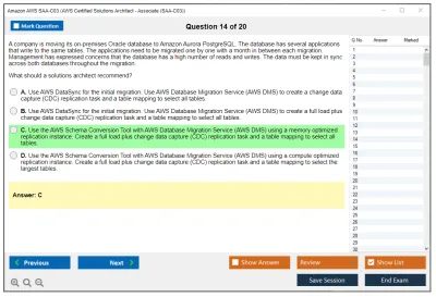 Amazon AWS SAA-C03 AWS Certified Solutions Architect - Associate (SAA-C03) Practice test exam simulator test engine exam Prep practice test questions answers Image 14