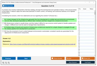 VMware 3V0-732 VMware Certified Advanced Professional 7 - Cloud Management and Automation Design Exam Practice test exam simulator test engine exam Prep practice test questions answers Image 3