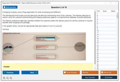 Pegasystems PEGAPCBA84V1 Pega Certified Business Architect (PCBA) 84V1 Practice test exam simulator test engine exam Prep practice test questions answers Image 2