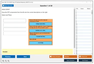 Cisco 300-115 CCNP Cisco IP Switched Networks (SWITCH v2.0) Practice test exam simulator test engine exam Prep practice test questions answers Image 1