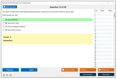 Microsoft AZ-900 Microsoft Azure Fundamentals Practice test exam simulator test engine exam Prep practice test questions answers Image 13