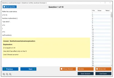 Salesforce JavaScript-Developer-I Salesforce Certified JavaScript Developer I Practice test exam simulator test engine exam Prep practice test questions answers Image 1