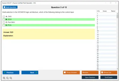 Huawei H20-871 Huawei Certified Field Specialist - IVS Practice test exam simulator test engine exam Prep practice test questions answers Image 5