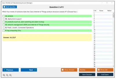 Cisco 700-802 IoT Manufacturing Account Manager Practice test exam simulator test engine exam Prep practice test questions answers Image 2