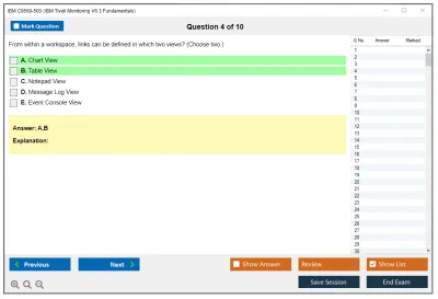 IBM C9560-503 IBM Tivoli Monitoring V6.3 Fundamentals Practice test exam simulator test engine exam Prep practice test questions answers Image 4