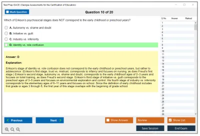 Test Prep GACE Georgia Assessments for the Certification of Educators Practice test exam simulator test engine exam Prep practice test questions answers Image 10