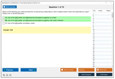 Updated SpringSource CoreSpringV3.2 Exam Prep Practice Test Engine and PDF