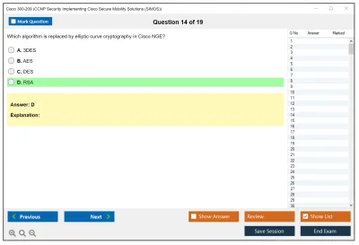 Cisco 300-209 CCNP Security Implementing Cisco Secure Mobility Solutions (SIMOS) Practice test exam simulator test engine exam Prep practice test questions answers Image 14